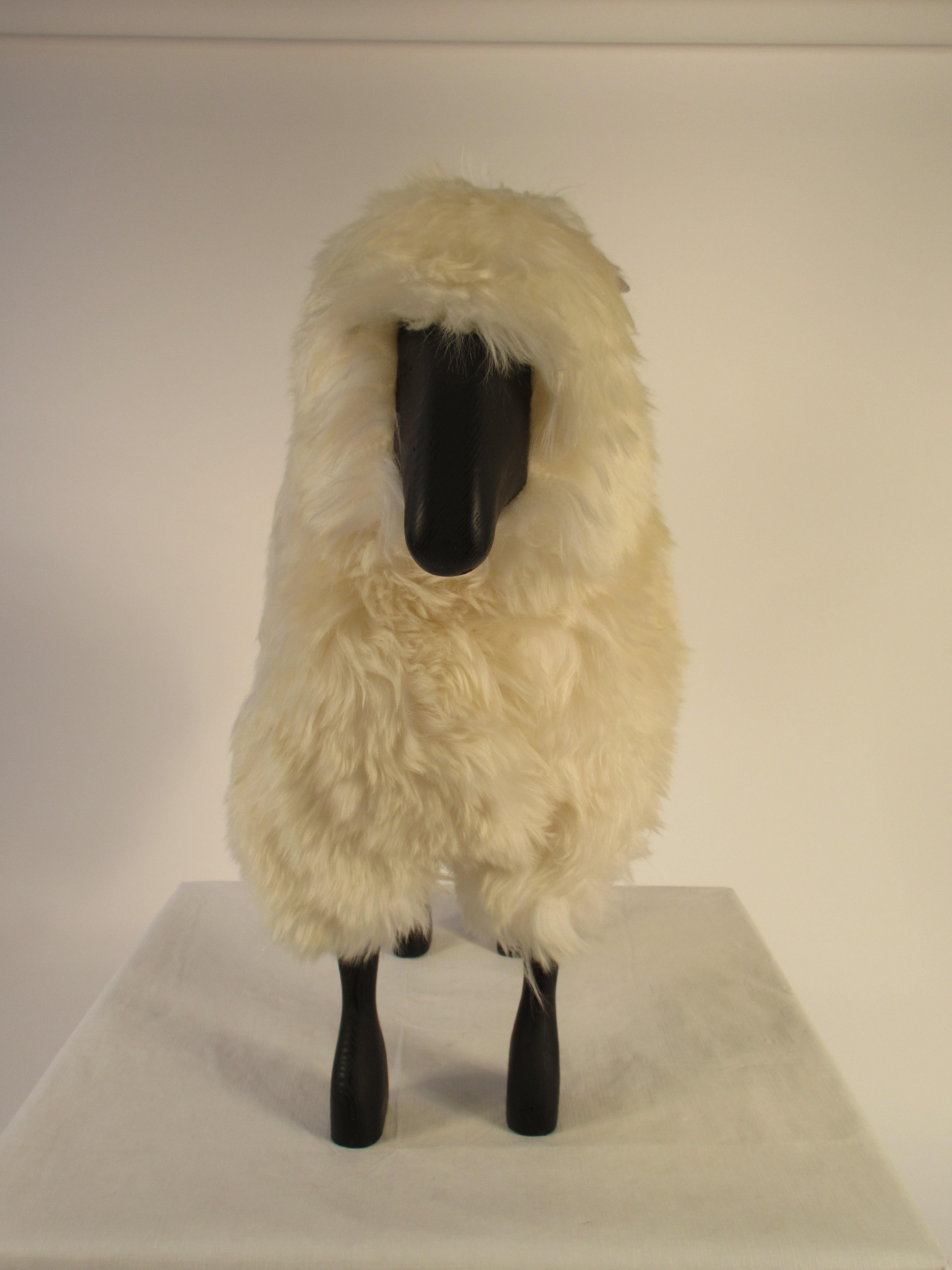 1965 Life-Size Sheep Sculpture In Good Condition In Tarrytown, NY
