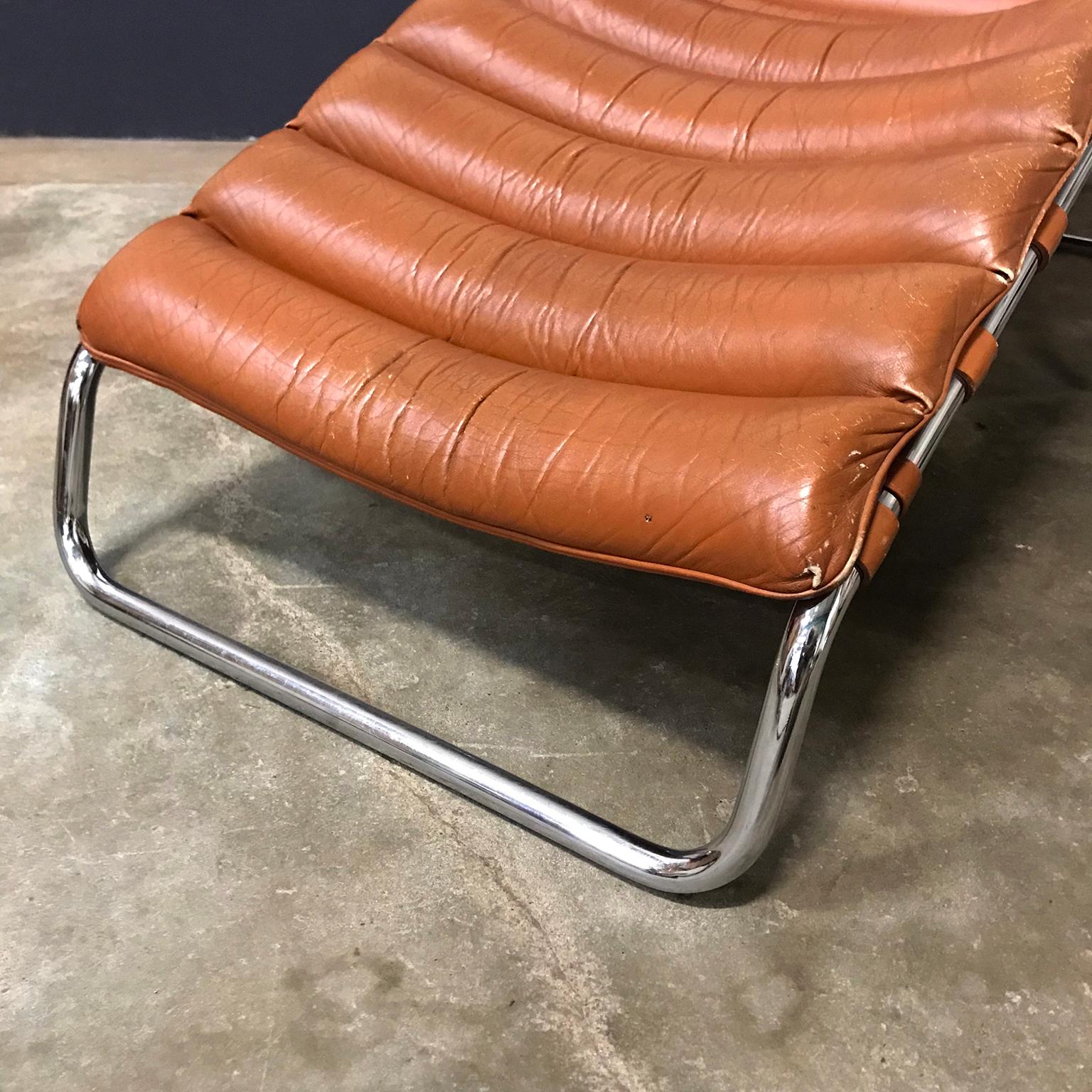 1965, Ludwig Mies van der Rohe, Rare Early Production Adjustable Chaise Longue 3