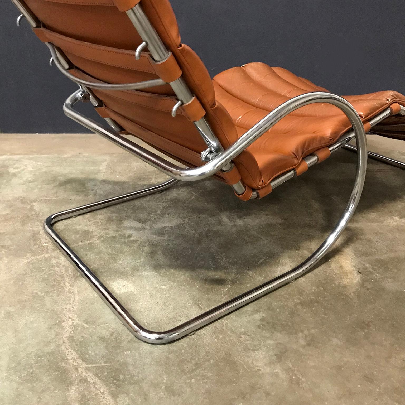 1965, Ludwig Mies van der Rohe, Rare Early Production Adjustable Chaise Longue 4