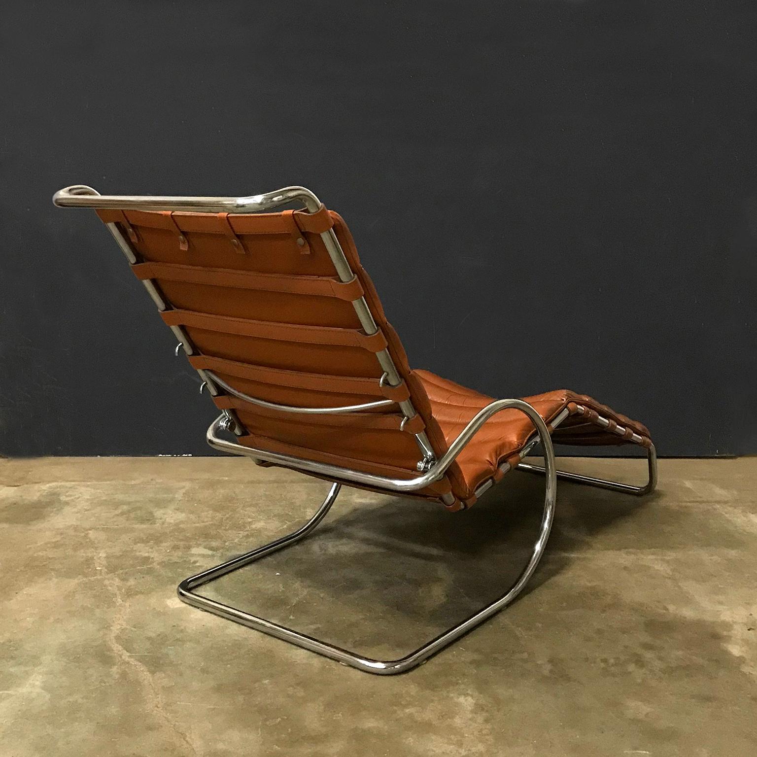 Mid-20th Century 1965, Ludwig Mies van der Rohe, Rare Early Production Adjustable Chaise Longue