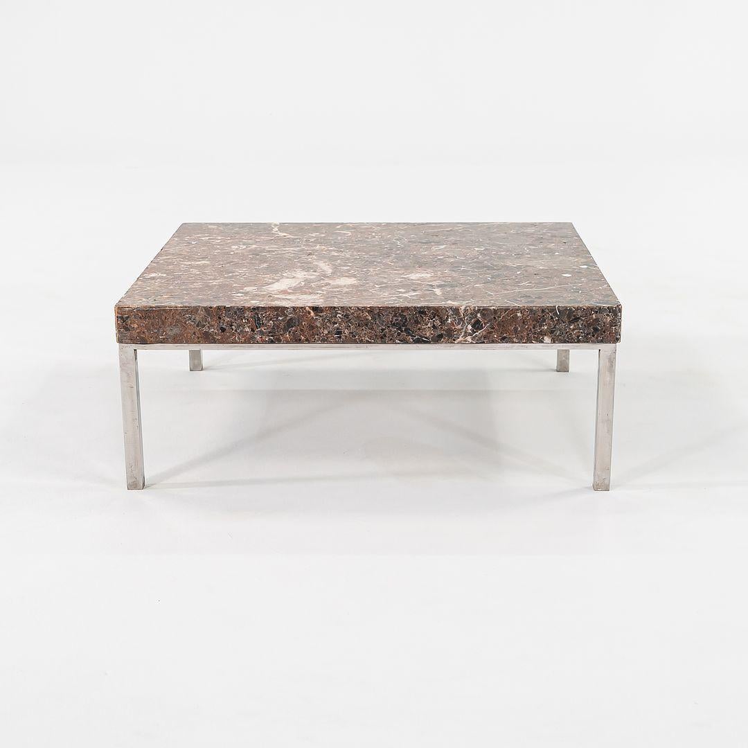 Américain Table basse en marbre de 1965 par Davis Allen et Gordon Bunshaft pour SOM Architects en vente