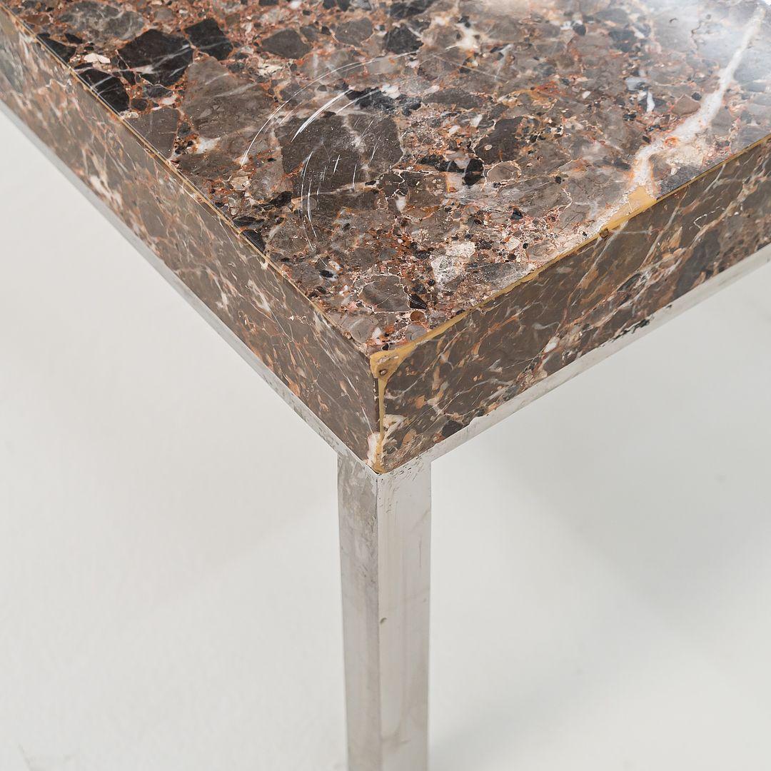 Milieu du XXe siècle Table basse en marbre de 1965 par Davis Allen et Gordon Bunshaft pour SOM Architects en vente