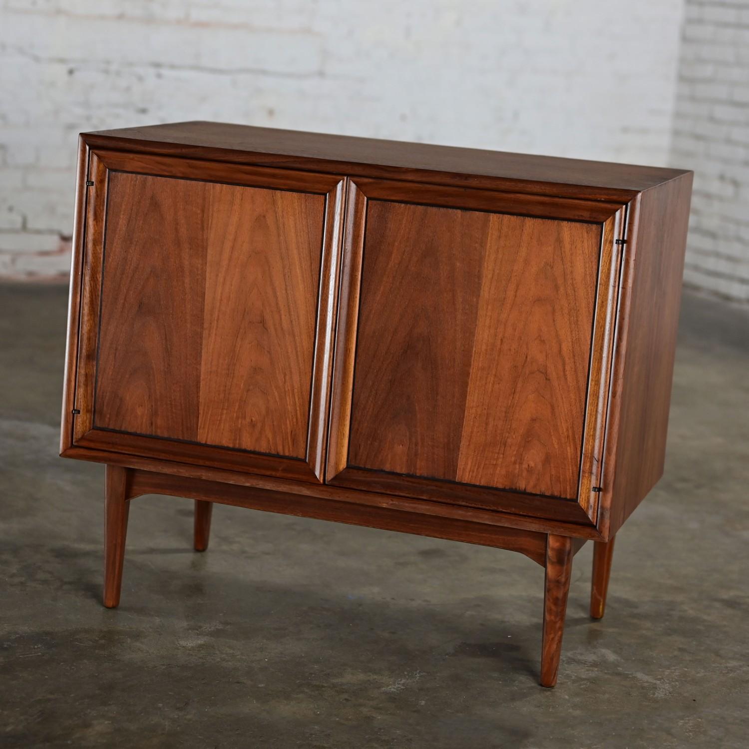 American 1965 MCM Drexel Declaration Record Cabinet by Kipp Stewart & Stewart MacDougall