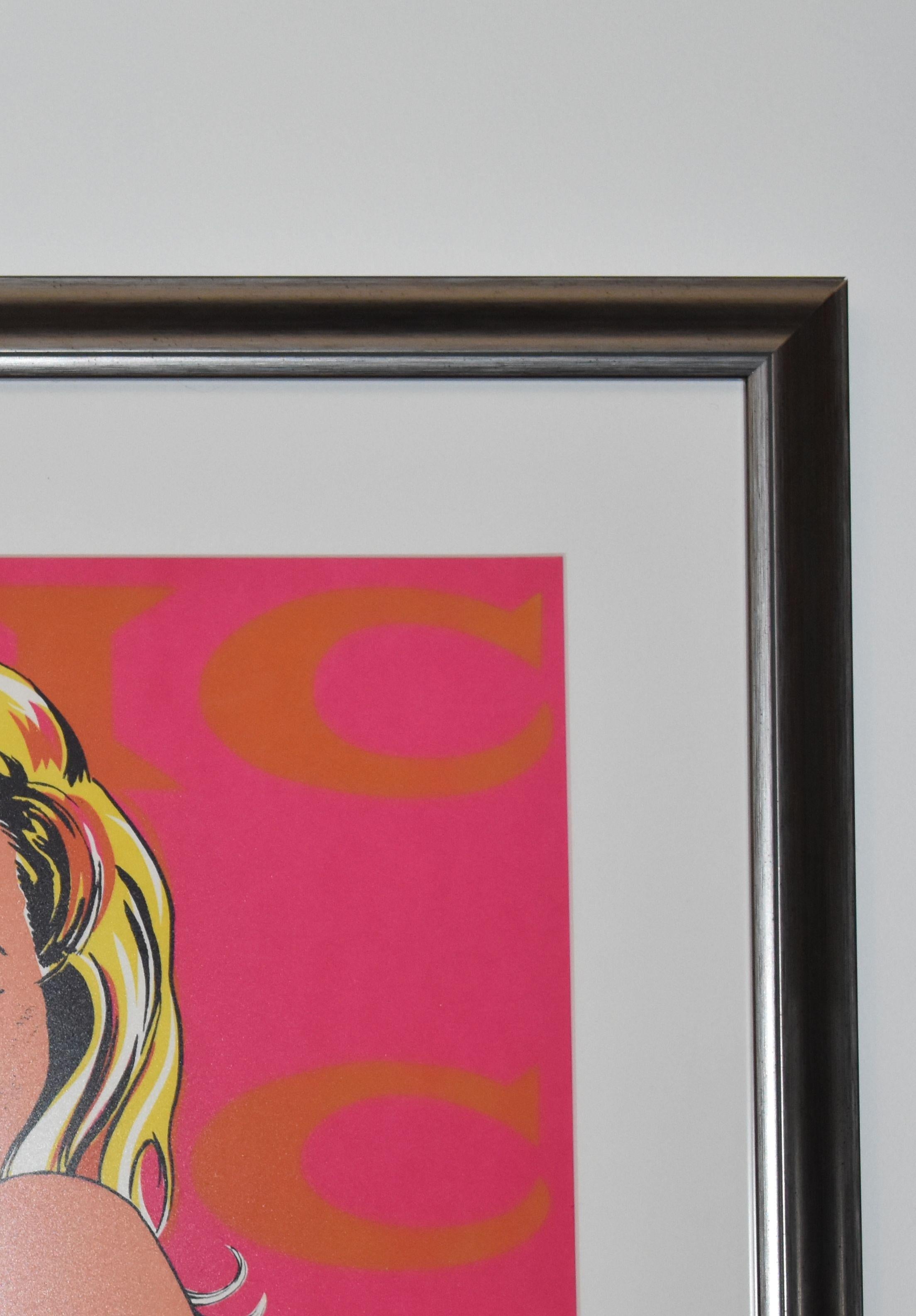 Moderne Lithographie couleur Mel Ramos 1965 intitulée ' Chic ', signée et numérotée 100/200 en vente