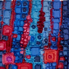 1965 Modernist Fiber Art Wall Sculpture From the Collection of Paul J. Smith