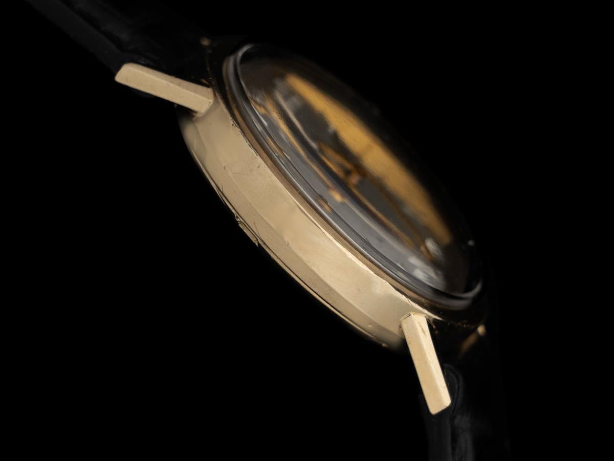 1965 Omega Seamaster Kal. 560 Vintage Herren 14K Gold gefüllt Uhr im Angebot 2