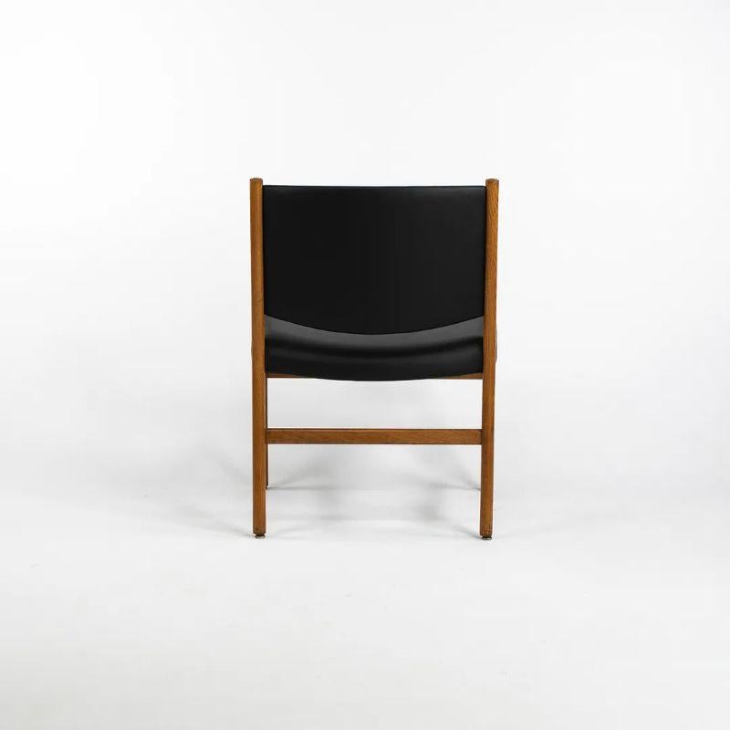 Modern 1965 Pair of Hans Wegner Johannes Hansen JH 507 Oak Dining Chairs from Harvard For Sale