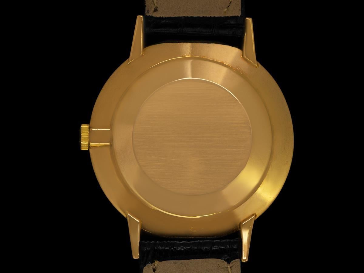 1965 Patek Philippe Vintage Hombre de cuerda manual Ref. 3468 Reloj de vestir de oro de 18 quilates en venta 2