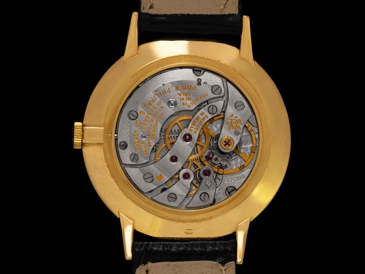 1965 Patek Philippe Vintage Hombre de cuerda manual Ref. 3468 Reloj de vestir de oro de 18 quilates en venta 3