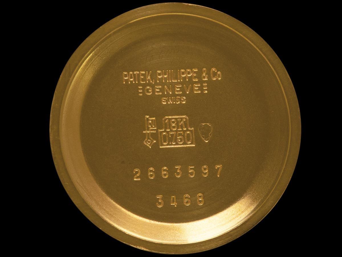 1965 Patek Philippe Vintage Hombre de cuerda manual Ref. 3468 Reloj de vestir de oro de 18 quilates en venta 4