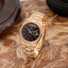 1965 Rolex Day Date Pink Gold Riveted Stretch Oyster Ref. 1807