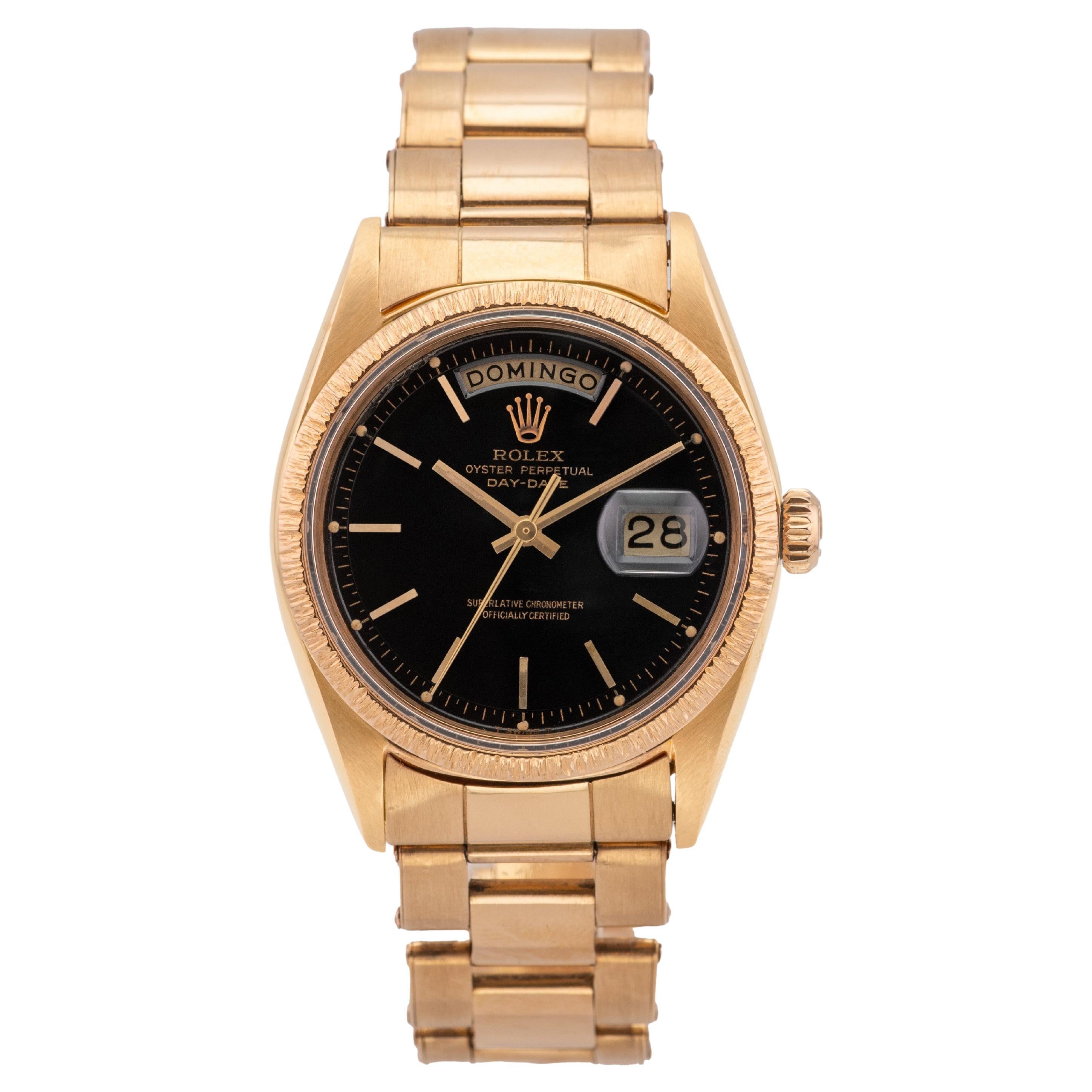 1965 Rolex Day Date Oro rosa Remachado Estirado Oyster Ref. 1807