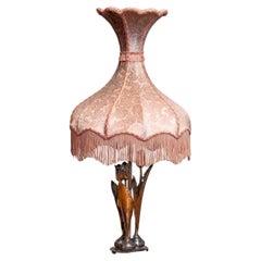 1965 Swedish Table Lamp by H. Pegefors – Silvered Tulip Base