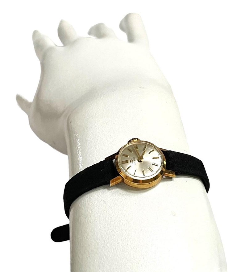 Montre Femme Tissot Vintage – 17 Rubis, Remontage Manuel, Boîtier Or – Style Rétro Années 70/80