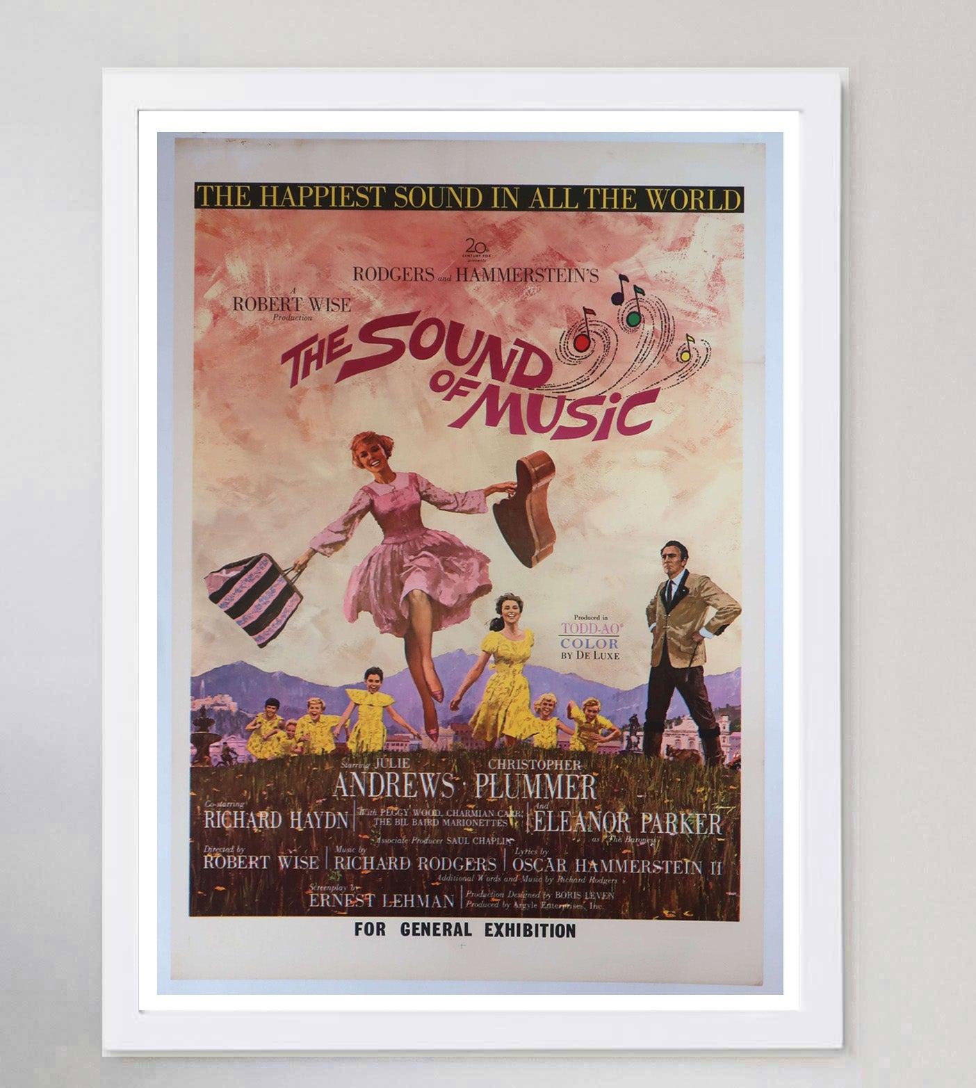 1965 The Sound of Music, Original-Vintage-Poster im Zustand „Gut“ im Angebot in Winchester, GB