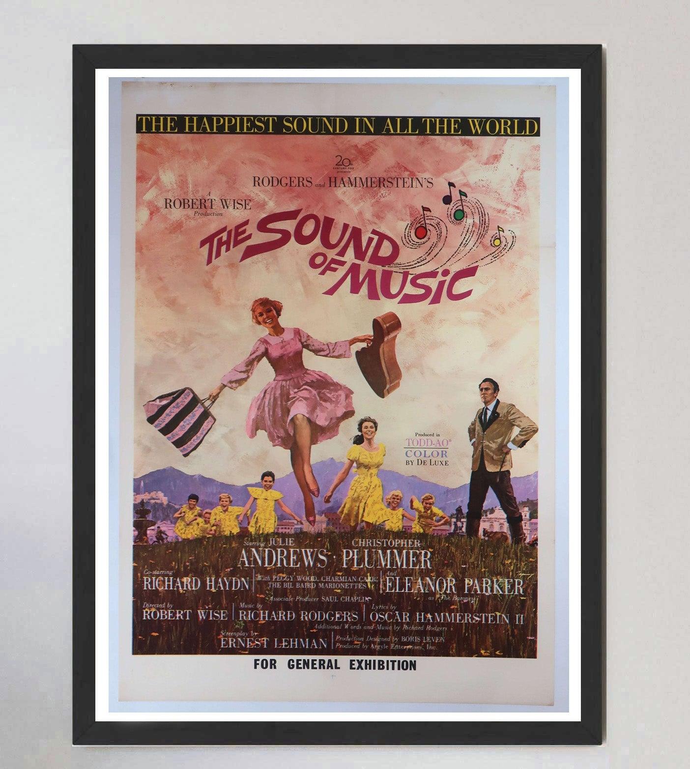 1965 The Sound of Music, Original-Vintage-Poster (Mitte des 20. Jahrhunderts) im Angebot