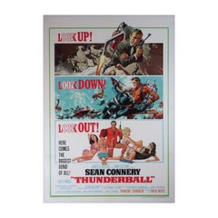 1965 Thunderball Original Vintage Poster