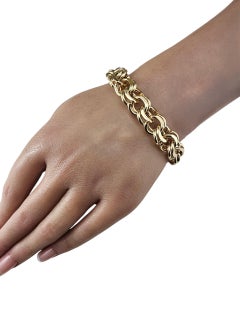 1965 Tiffany & Co. Succo 14K Yellow Gold Link Bracelet #23795