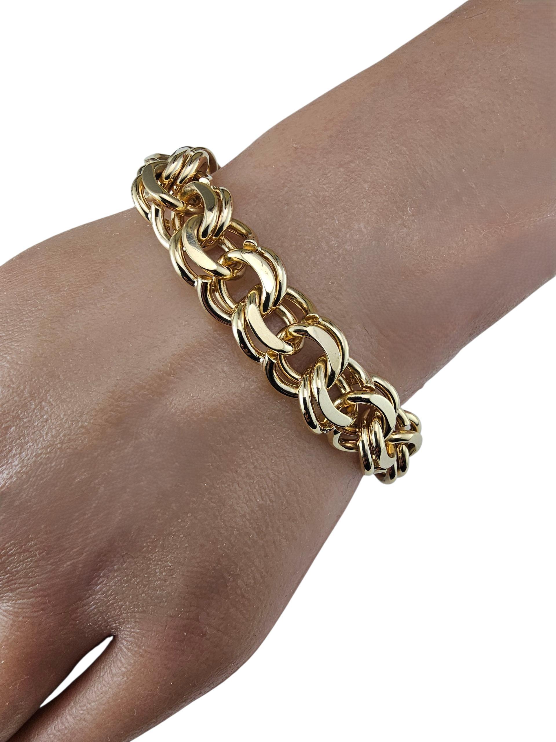 Contemporain 1965 Tiffany & Co. Succo Bracelet à maillons en or jaune 14K #23795 en vente