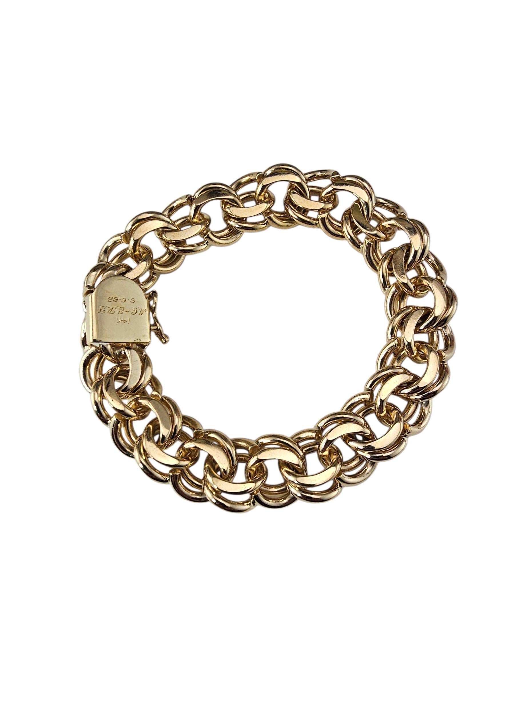 1965 Tiffany & Co. Succo Bracelet à maillons en or jaune 14K #23795 en vente 2