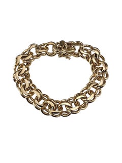 1965 Tiffany & Co. Succo Bracelet à maillons en or jaune 14K #23795