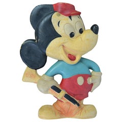 Bouteille d'eau chaude Mickey Mouse de Walt Disney de 1965 par Duarry Spain