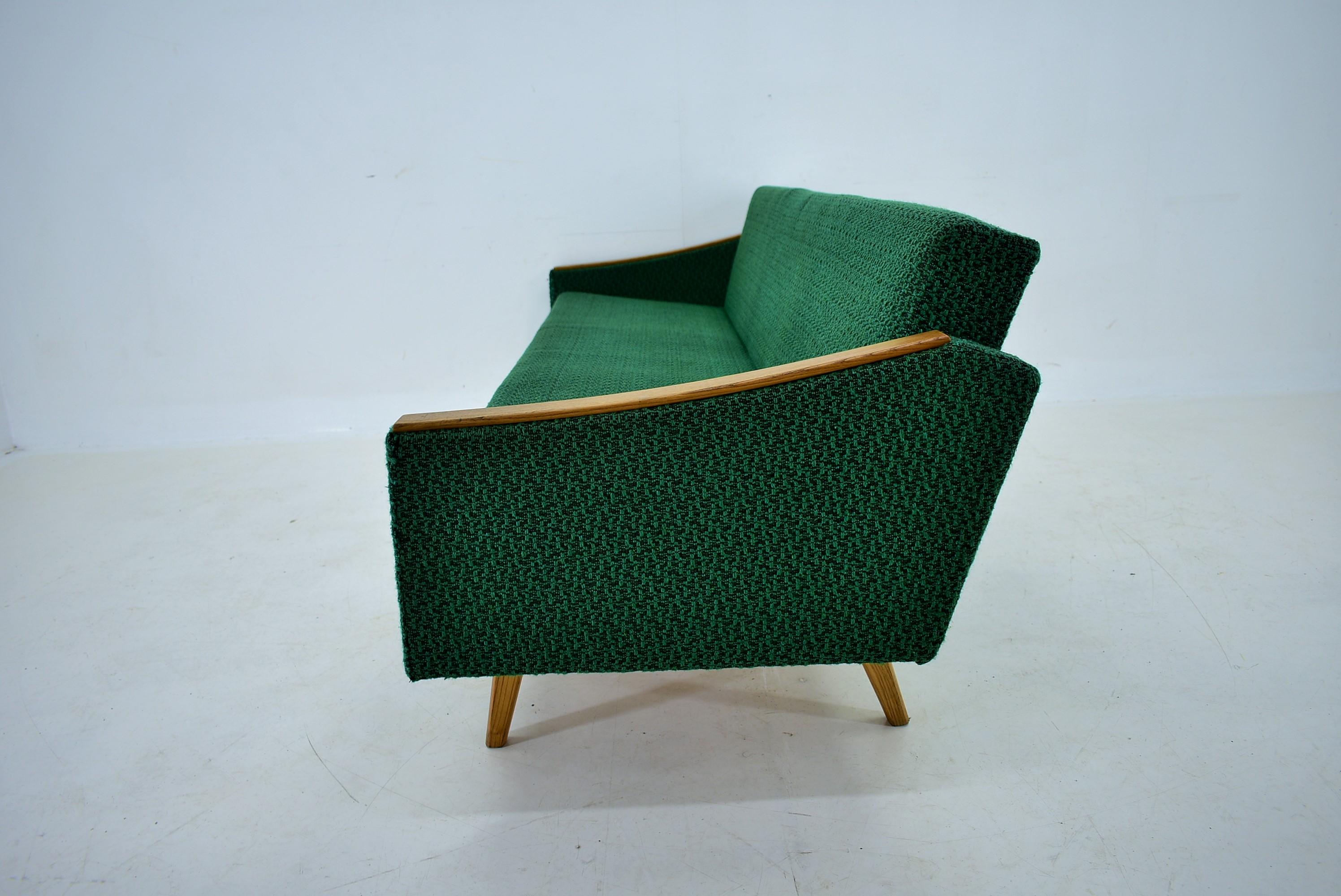 1965s 3-Seater Sofa, Czechoslovakia 7