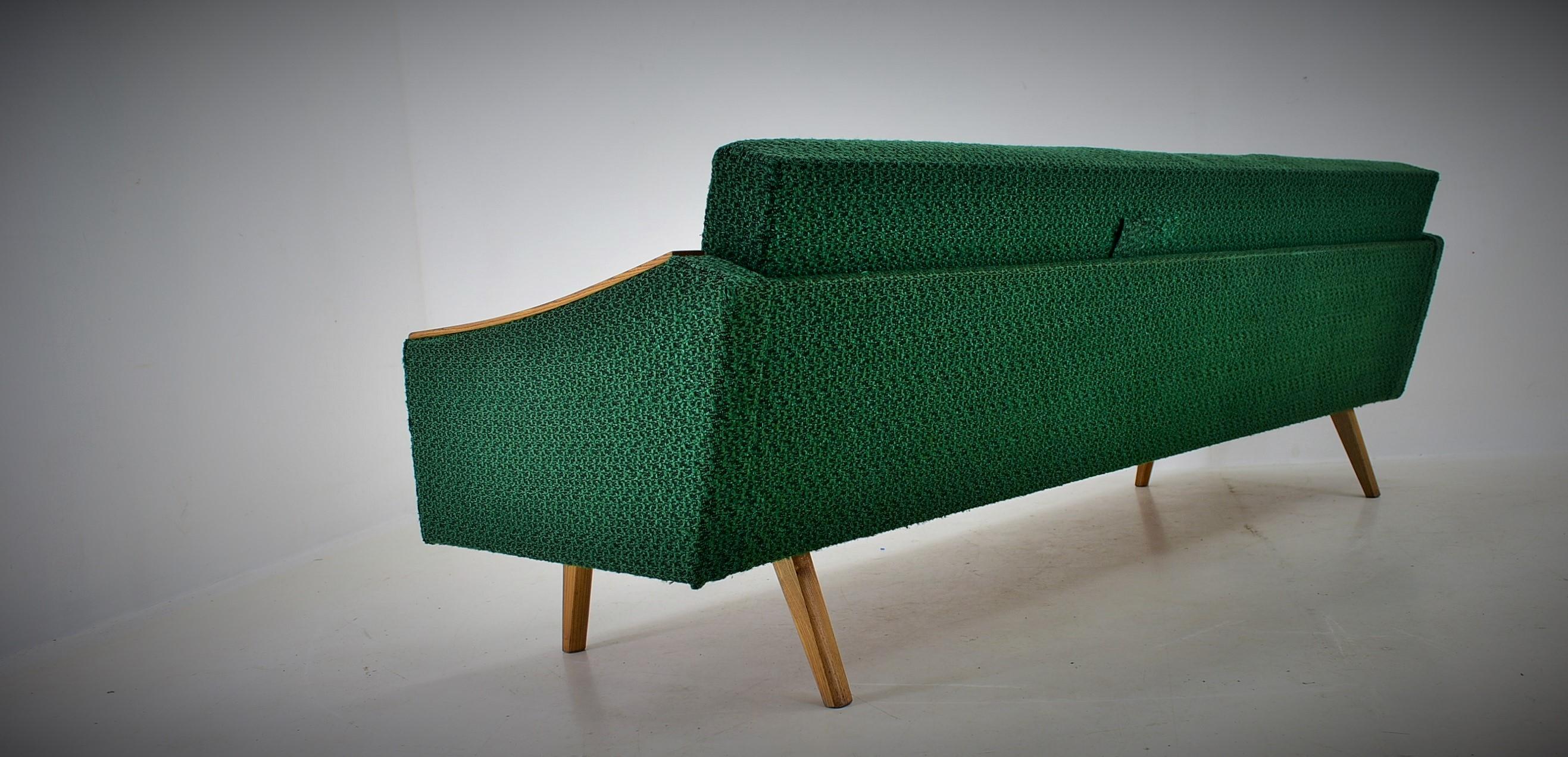 1965s 3-Seater Sofa, Czechoslovakia 9
