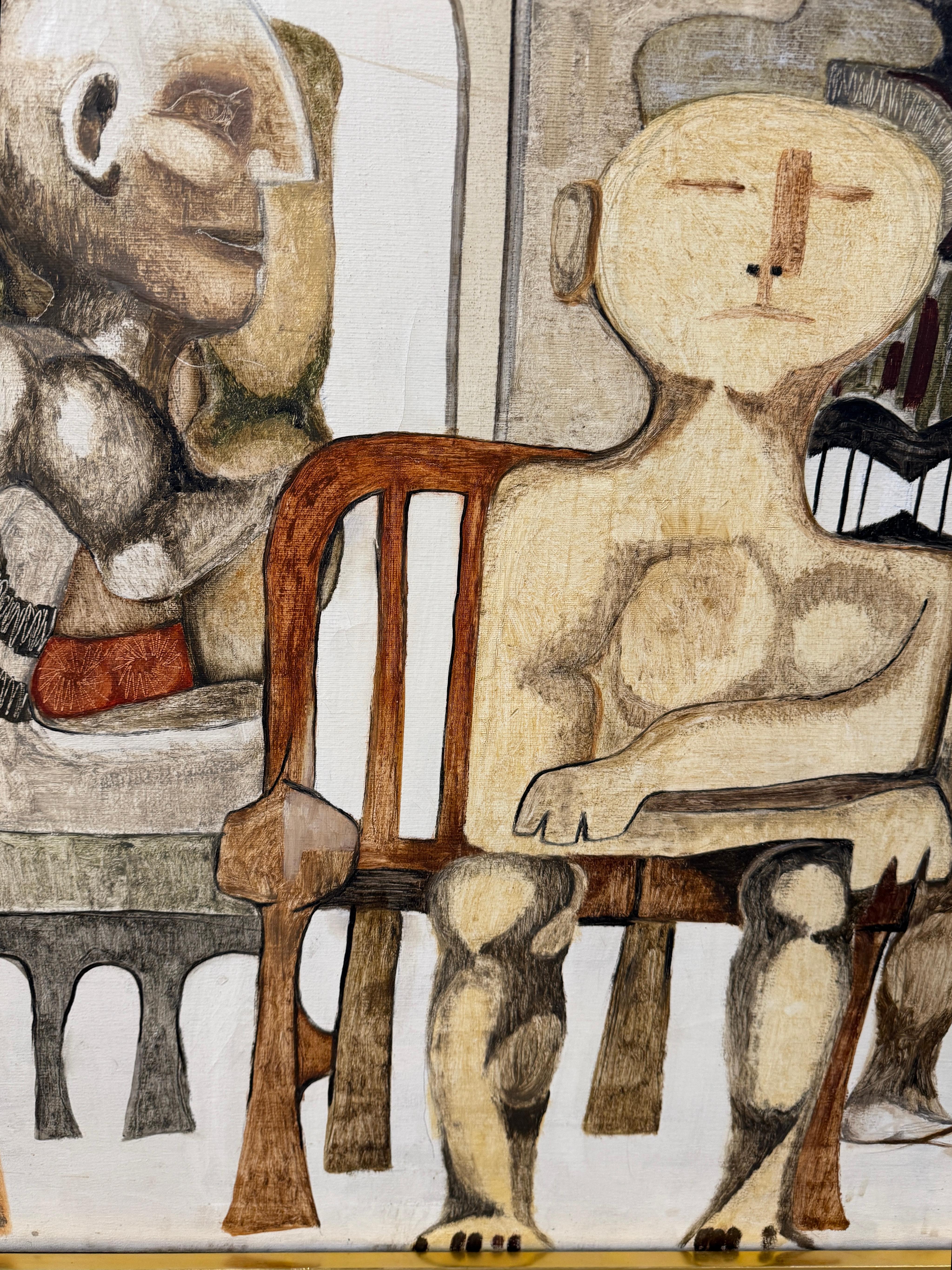 1966 Abstract by noted Illustrator Joseph Tesar For Sale 5