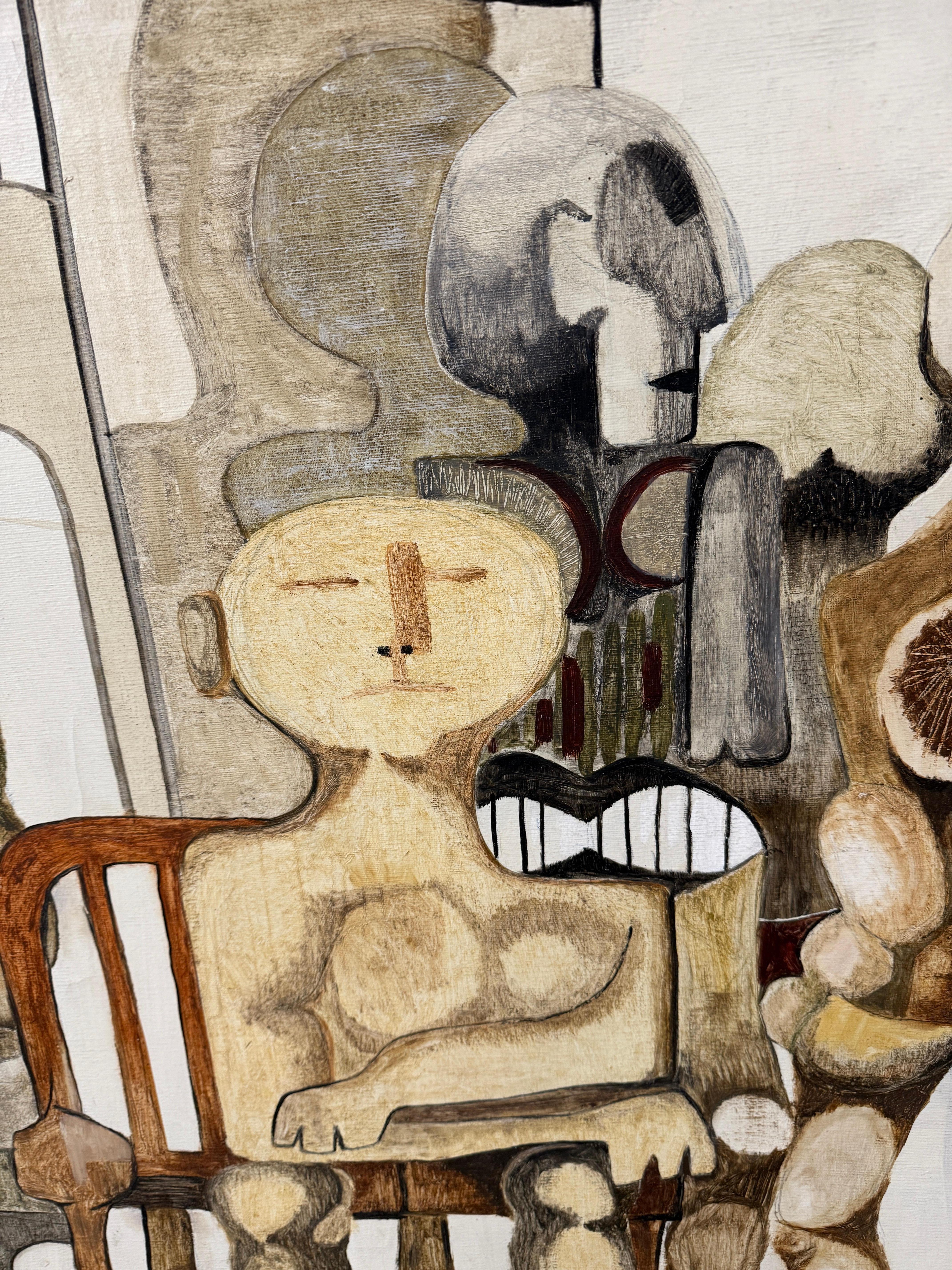 1966 Abstract by noted Illustrator Joseph Tesar For Sale 6