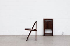 1966 Aldo Jacober Folding Chairs with Slat Seats