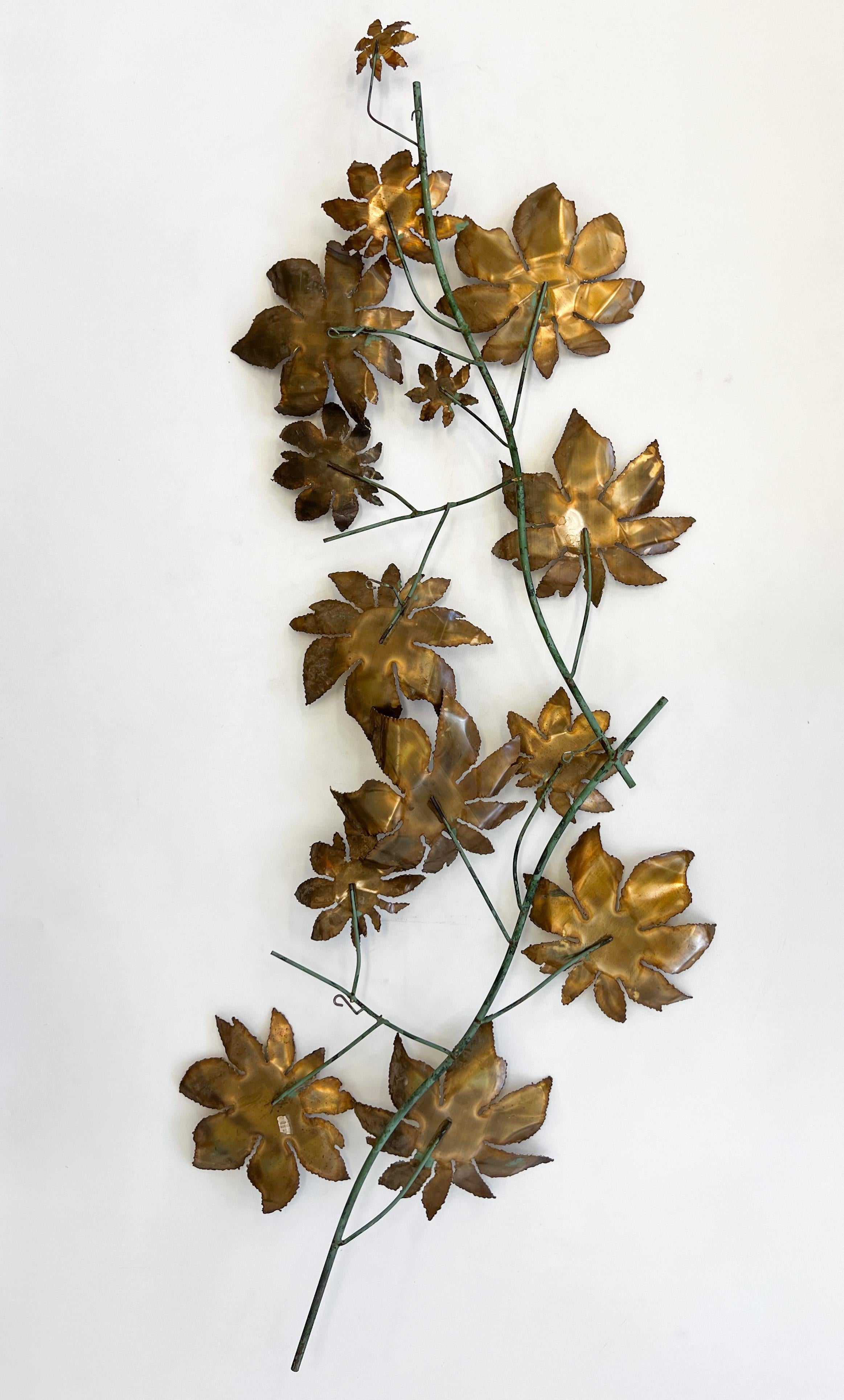 Mid-20th Century 1966 Brass Wall Sculpture by Curtis Jere for Artisian House For Sale