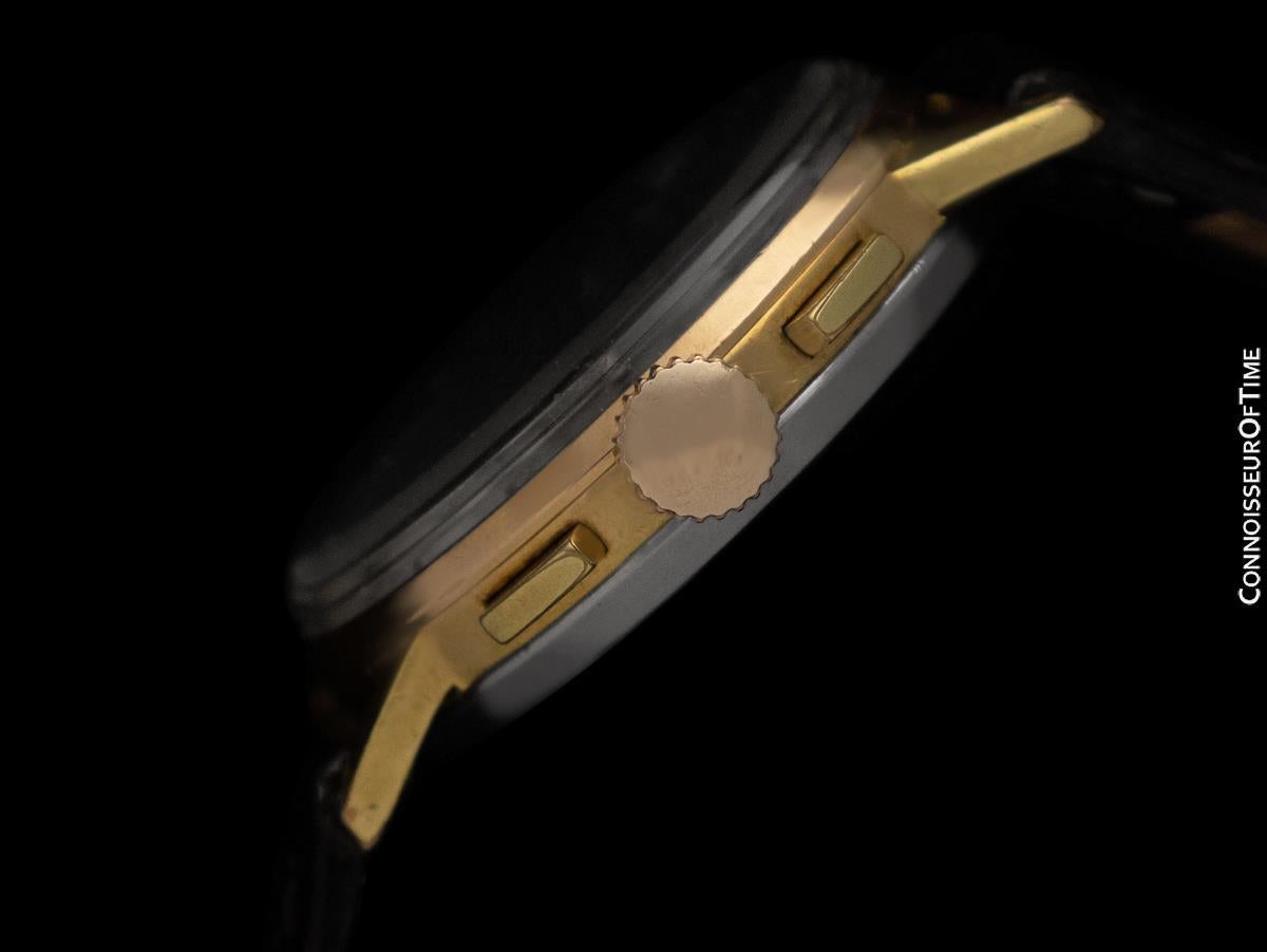 De los hombres 1966 Breitling Top Time Vintage Ref. 2003 Mens Chronograph Watch - Gold Plated en venta