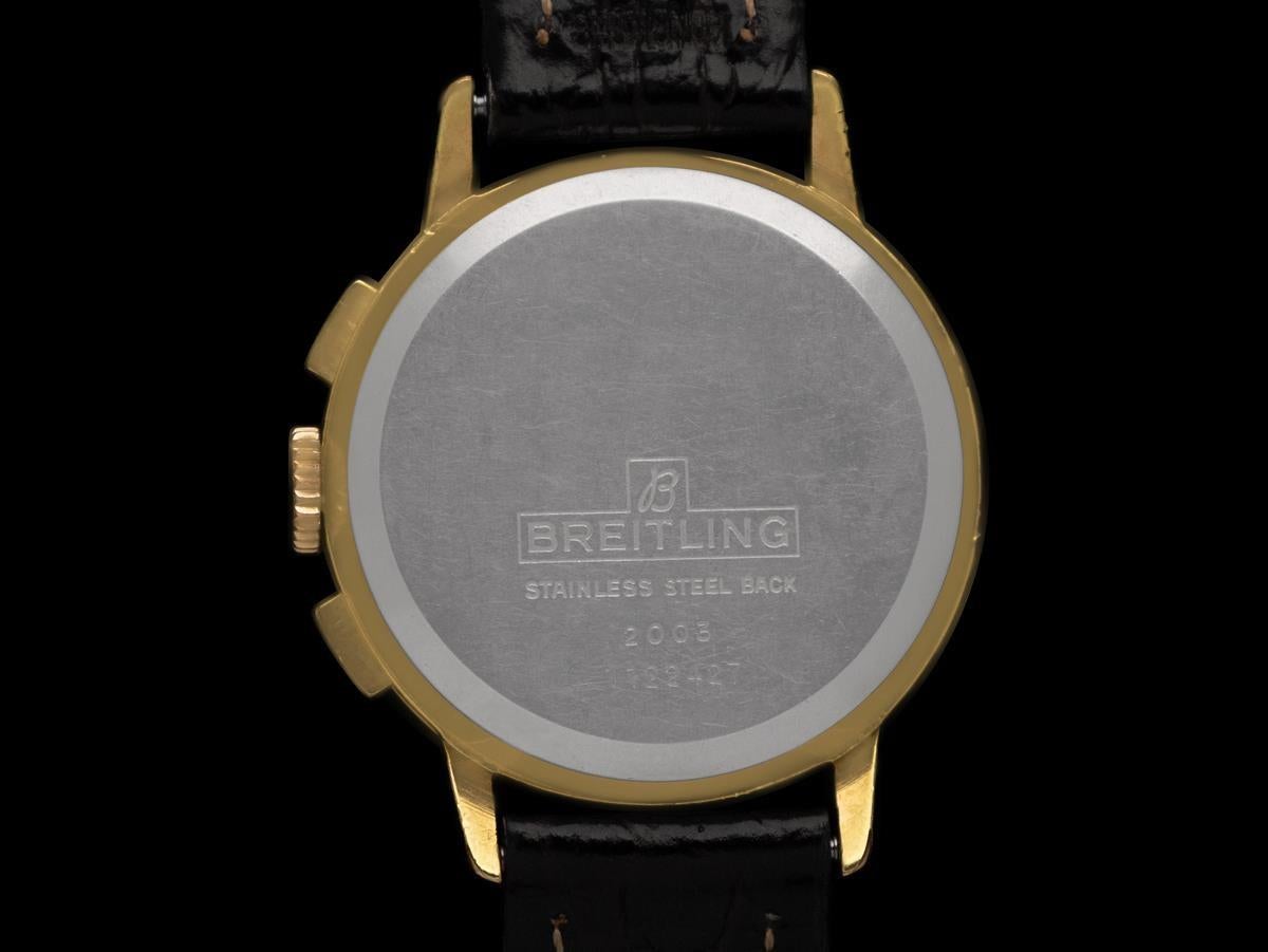 1966 Breitling Top Time Vintage Ref. 2003 Mens Chronograph Watch - Gold Plated 2