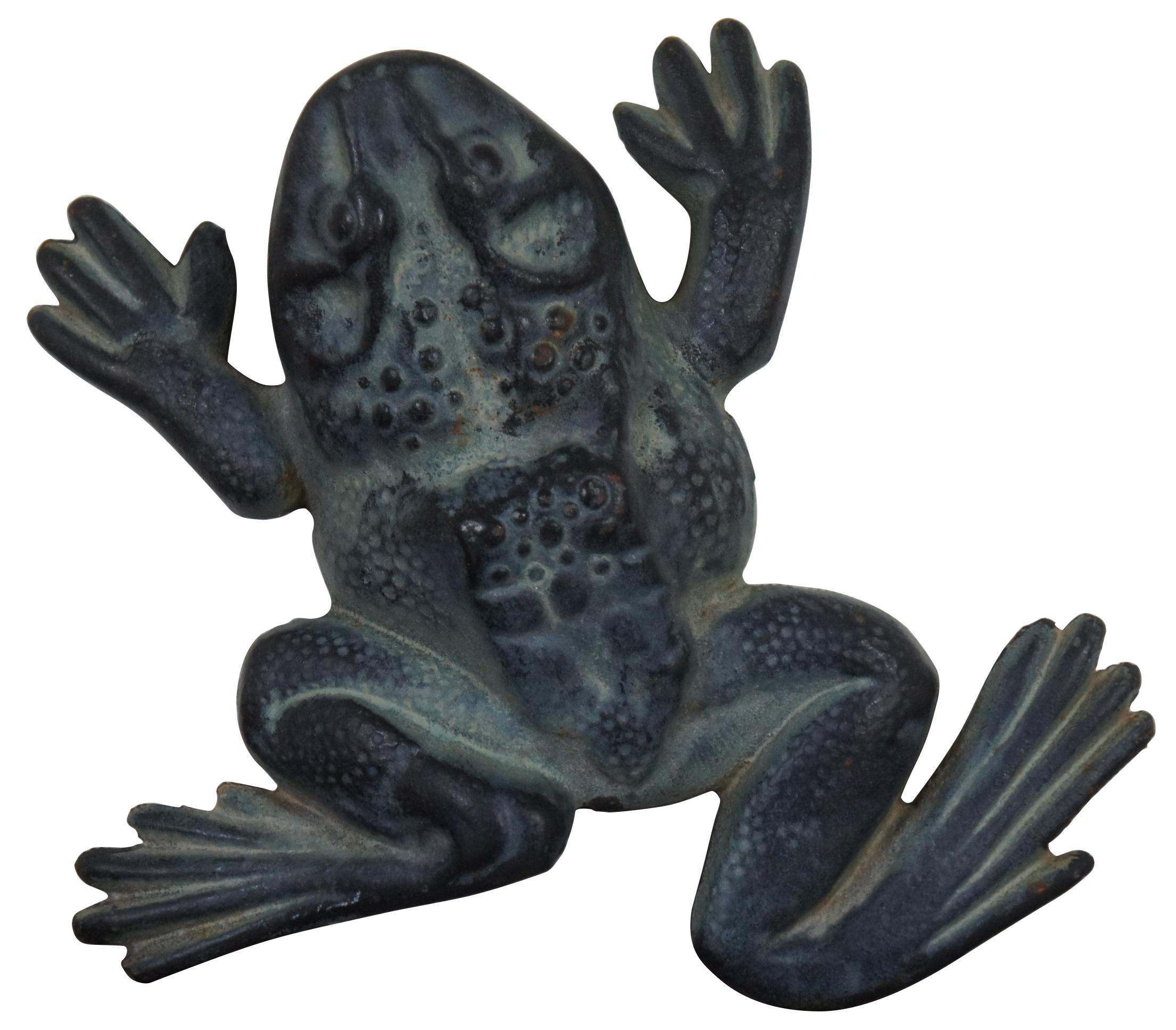 cast iron frog doorstop