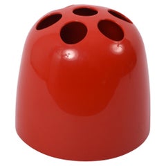 1966 Emma Gismondi Schweinberger for Artemide Dedalo Umbrella Stand Red, Italy