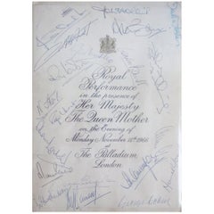 1966 England World Cup Final team genuine set of autographs
