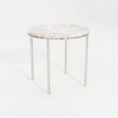 1966 Gordon Bunshaft and Davis Allen for SOM Marble & Stainless Steel Side Table