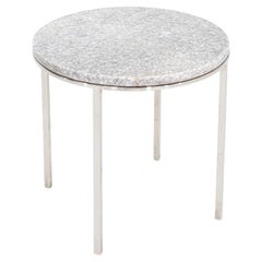1966 Gordon Bunshaft and Davis Allen for SOM Marble & Stainless Steel Side Table