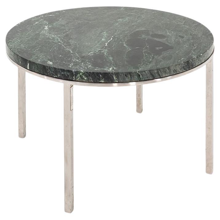 1966 Gordon Bunshaft 
Davis Allen for SOM Marble 
Stainless Steel Side Table