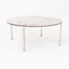 1966 Gordon Bunshaft & Davis Allen Marble & Stainless Side / Coffee Table