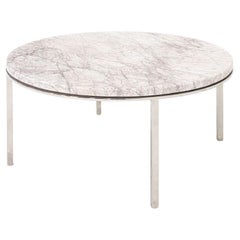 1966 Gordon Bunshaft & Davis Allen Marble & Stainless Side / Coffee Table