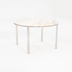 1966 Gordon Bunshaft & Davis Allen Marble & Stainless Side Table (3x)