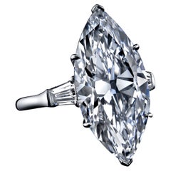 1966 Harry Winston, GIA Certified, 8.40ct, Marquise Diamond, Very Light Blue