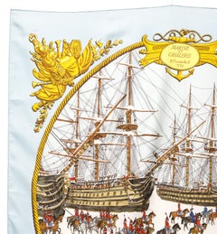 1966 Hermes Marine et Cavalerie by P Ledoux Silk Scarf