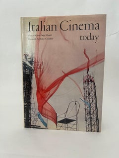 1966 Italian Cinema Today by Gian Luigi Rondi First Edition