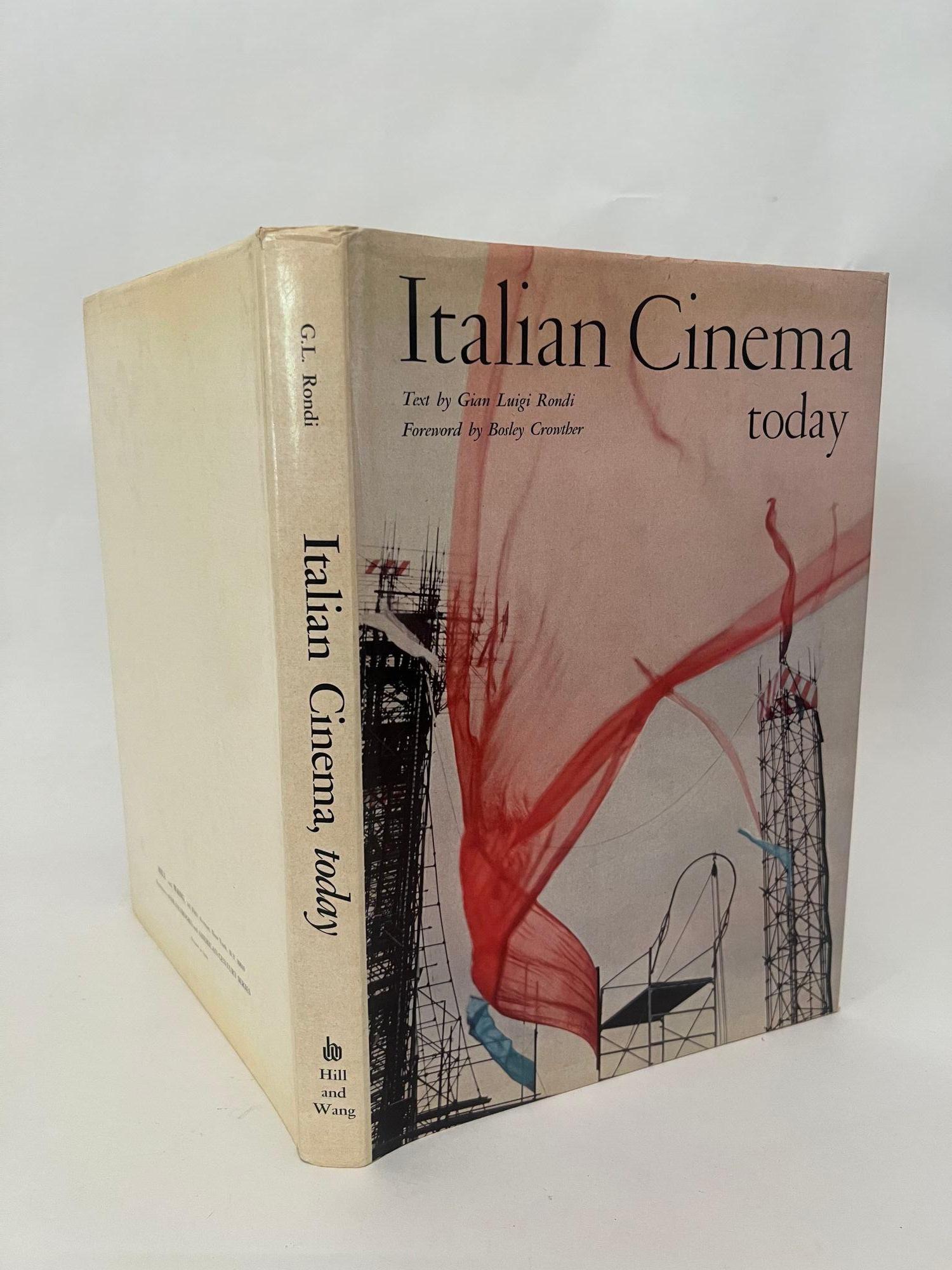 Expressionist 1966 Italian Cinema Today by Gian Luigi Rondi First Edition For Sale