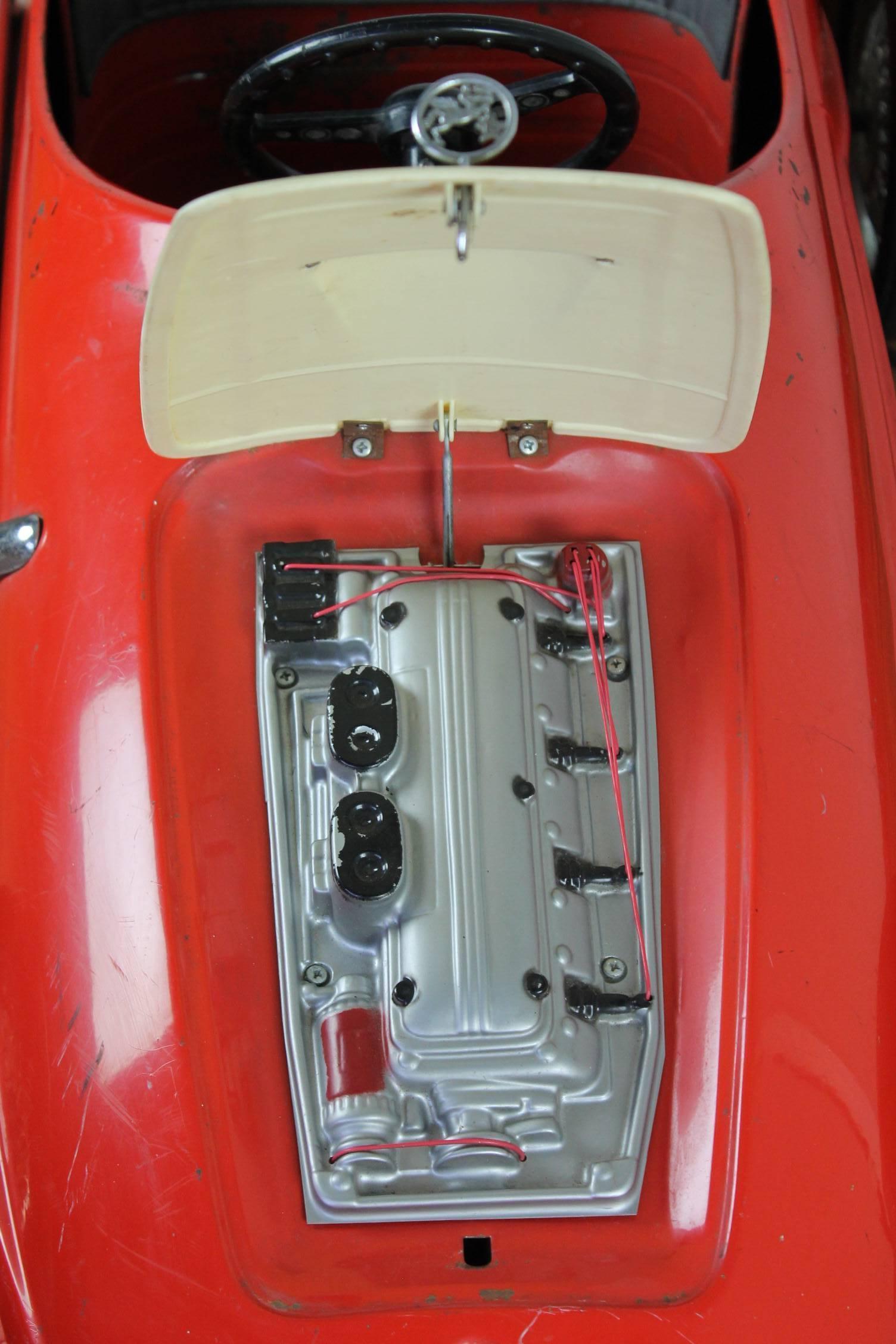 1966 Italienischer Giordani-Pedalwagenreiter, 1100 M-MR, Autodruck 3