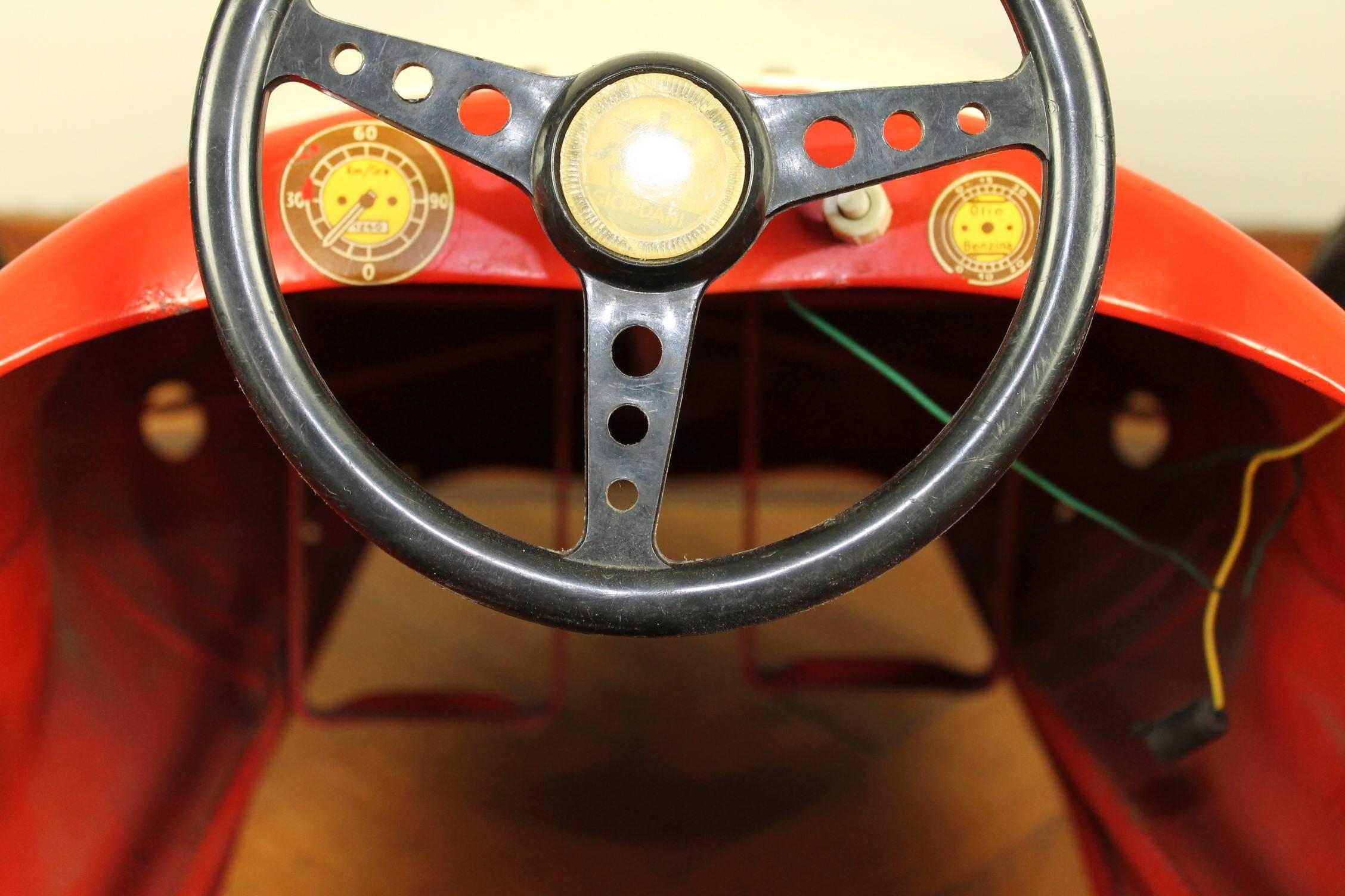 1966 Italian Giordani Pedal Car Racer, Auto Sprint 1100 M-MR 4