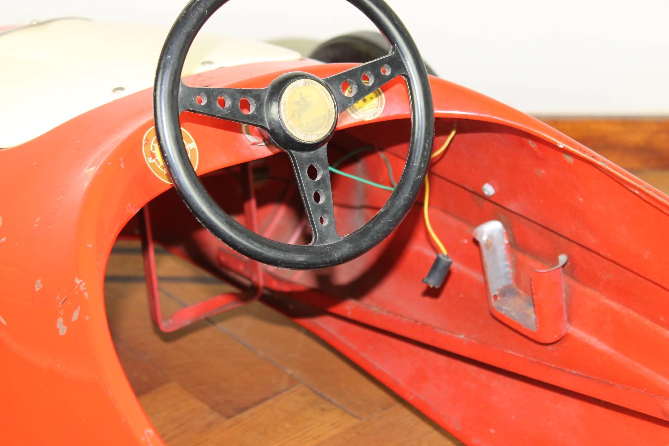 1966 Italian Giordani Pedal Car Racer, Auto Sprint 1100 M-MR 9